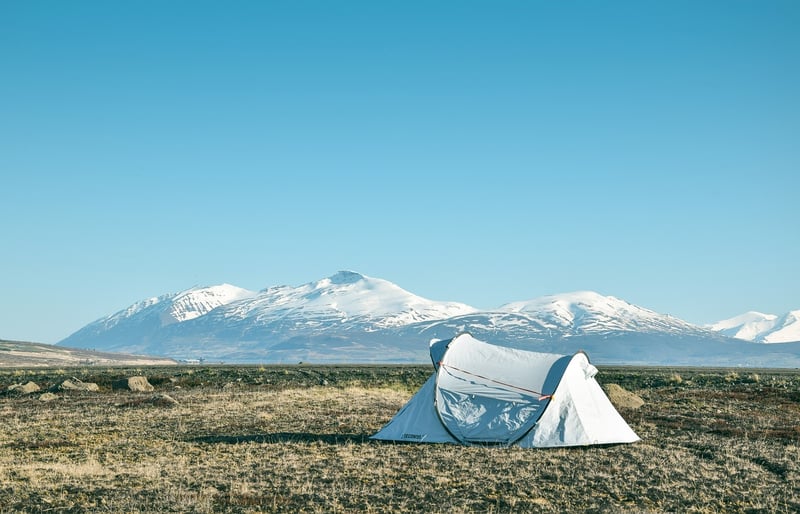 Camping under the stars