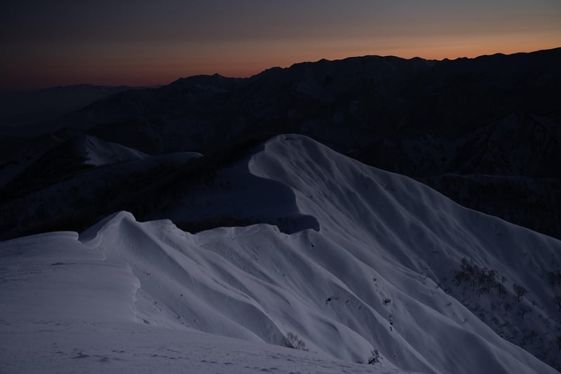 Mountains at sunset